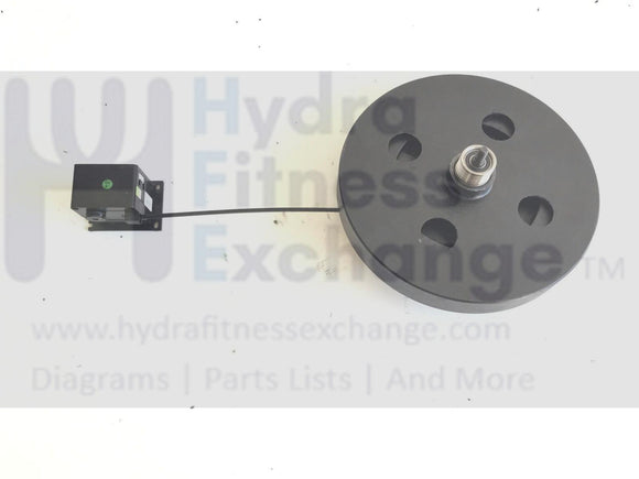 Vision Fitness Upright Bike Drive Axle Brake Assembly W/ Resistance Motor 040419-B-hydrafitnessparts