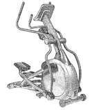 Vision Fitness X6750HRT EP75B VEP0075 Elliptical Owner Manual 071587-hydrafitnessparts