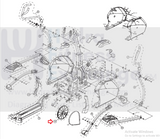 Vision Fitness XF40 Elliptical Crank Axle Drive Set With Flywheel 1000216236-hydrafitnessparts