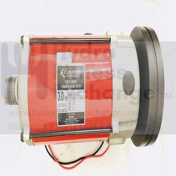 Vision Horizon Fitness DC 3HP t9500 t9600 Treadmill Analog Drive Motor 026412-Z-hydrafitnessparts