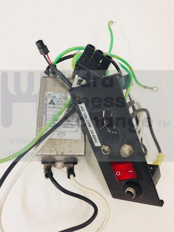 Vision Horizon Fitness Treadmill Complete Power Entry w Filter Switch t9800HRT-hydrafitnessparts