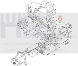 Vision Matrix Horizon Fitness Recumbent Bike Handlebar Grip Endcap 000894-00-hydrafitnessparts