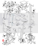 Weider 8525 - WESY19510 WESY19512 Stack Gym Cable Assembly 97" 176737-hydrafitnessparts