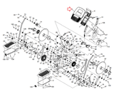 Weider CARDIOHIIT TRNR Pro Elliptical Display Console Assembly 401467-hydrafitnessparts