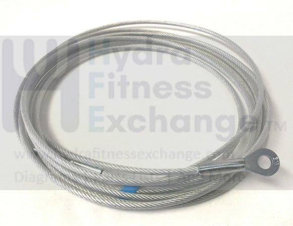 Weider Club 16.6ST 17.0ST Pro 9645 Strength Home Gym System Cable Assembly 133397 190.25