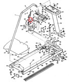 Weslo CADENCE 4250 - WL425010 Treadmill DC Drive Motor with Flywheel 103997-hydrafitnessparts