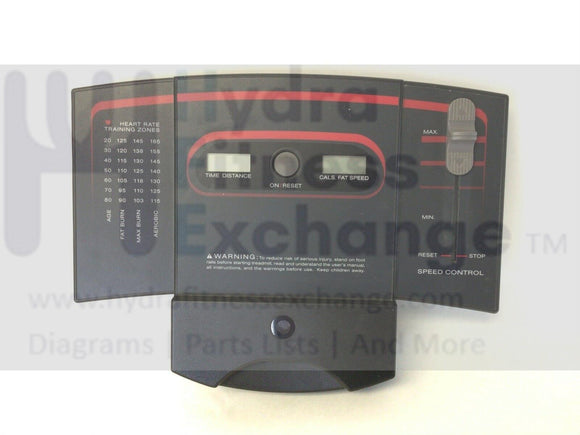 Weslo Cadence 70e 831.293020 Treadmill Display Console Panel ET29302 or 196892-hydrafitnessparts