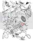 Weslo Epic HealthRider Image Proform Elliptical Magnet Pivot Bracket 183878-hydrafitnessparts