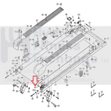 Weslo Epic Proform Weider Treadmill Idler Rear Roller 236586-hydrafitnessparts