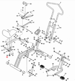 Weslo HealthRider Lifestyler Weider Miscellaneous Seat Adjustment Knob 111633-hydrafitnessparts