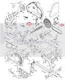 Weslo Image Recumbent Bike Left & Right Pedal Pair with Strap 385958 385957-hydrafitnessparts