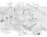 Weslo NordicTrack Proform Elliptical Brake Pad w/ Spring Retainer Bracket 356462-hydrafitnessparts