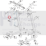 Weslo Nordictrack Proform HealthRider Image Treadmill Latch Pin 247846-hydrafitnessparts