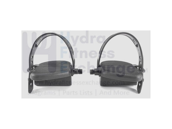 Weslo Proform Gold's Gym Upright Stationary Bike Pedal Set 1/2