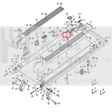 Weslo Proform HealthRider Treadmill Front Drive Roller with Pulley 248717-hydrafitnessparts