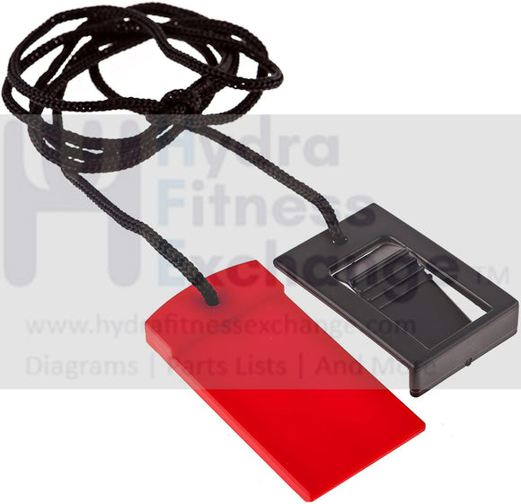 Weslo, Proform Nordictrack, Lifestyler, Horizon, Healthrider, iFit Replacement Treadmill Safety Key 119039-hydrafitnessparts