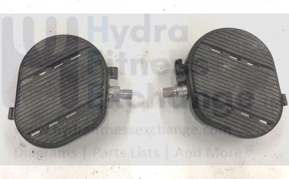 Weslo Proform Weider Epic Upright Stationary Bike Pedal Set 1/2