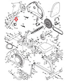 Weslo Pursuit 501 CS 510 CS 530 CS 6.0 DX Recumbent Bike Resistance Knob 186255-hydrafitnessparts