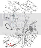Weslo Pursuit 895i WLEX23280 Upright Bike Left Pedal with Strap 134368-hydrafitnessparts
