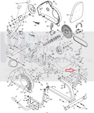 Weslo Weider Proform NordicTrack Recumbent Bike Front Rear End Cup 186253-hydrafitnessparts