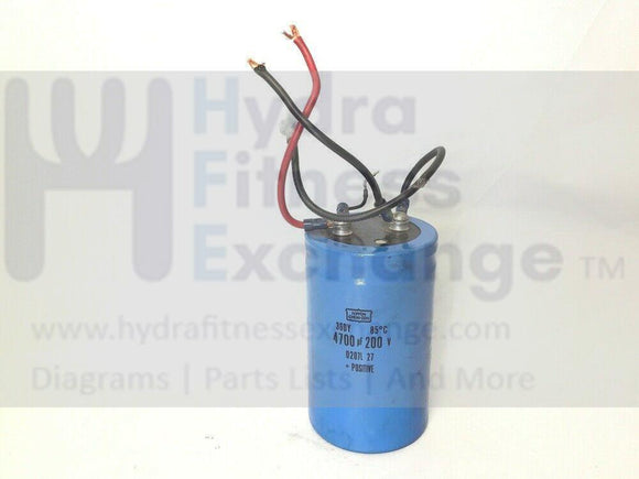 Woodway DESMO-S Treadmill Filter Capacitor Can 4700uf 200v 36DY-hydrafitnessparts