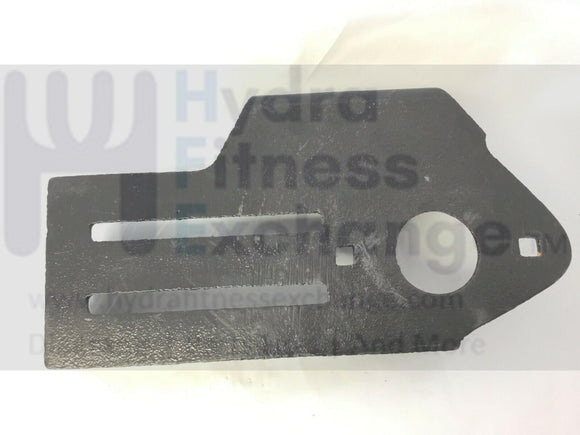 Woodway DESMO-S Treadmill Left Rear Roller Mounting Bracket-hydrafitnessparts