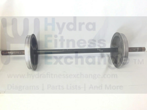 Woodway DESMO-S Treadmill Secondary Drive Axle-hydrafitnessparts