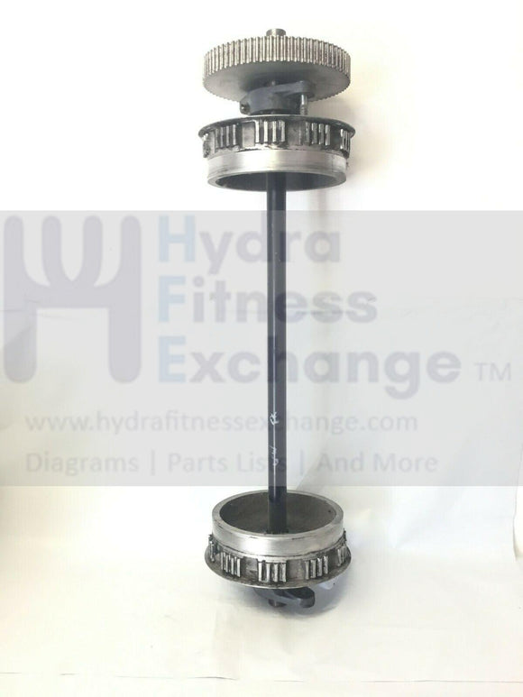 Woodway DESMO-S Treadmill Splined Drive Axle Main-hydrafitnessparts