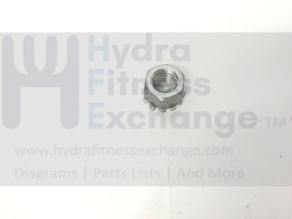 Woodway DESMO-S Treadmill Upper Console Castle Nut 3/8x16-hydrafitnessparts