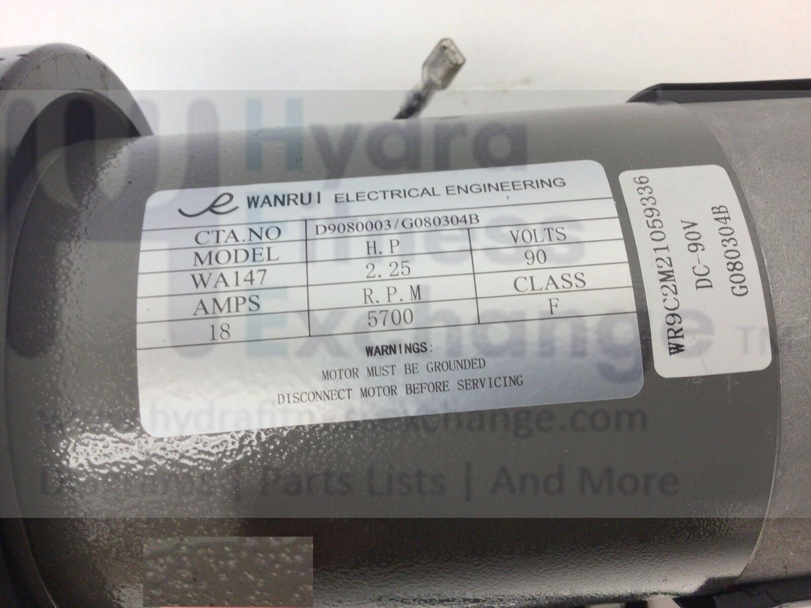Xterra Fitness TR150 450887 Treadmill DC Drive Motor with Flywheel