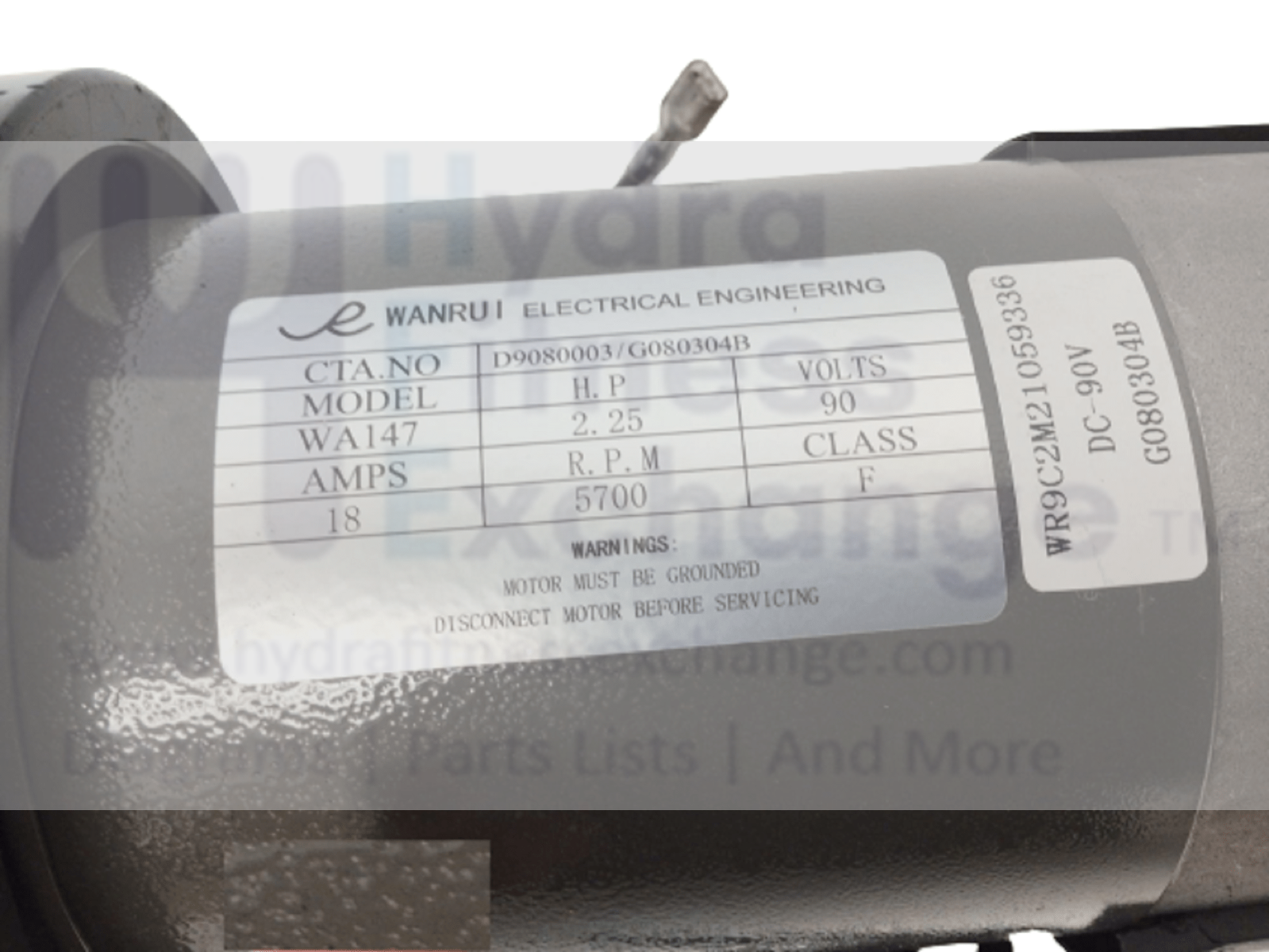 Xterra Fitness TR150 450887 Treadmill DC Drive Motor with Flywheel