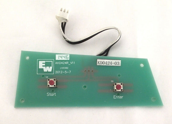 Xterra Fitness TR6.6 Treadmill Console Key Board R Start Enter Button-hydrafitnessparts