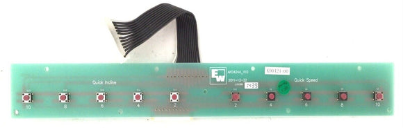 Xterra Fitness TR6.6 Treadmill Key Board-B Display Console Quick Speed Incline-hydrafitnessparts