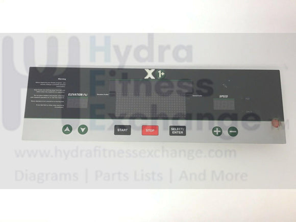Xystos X1 +(plus) Treadmill Display Console Panel DG82A-2A - D98470104-hydrafitnessparts
