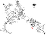 Horizon Fitness Stationary Bike Pedal Axle Flywheel 016008-Z
