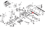 Advanced Fitness Group 3.5AT TM659B Treadmill Mid Shock Absorb 1000362737 - fitnesspartsrepair