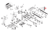 Advanced Fitness Group 3.5AT - TM659B Treadmill Right Foot Rail 1000362318 - hydrafitnessparts