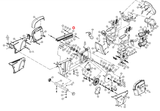 Advanced Fitness Group 4.0AR -RB120 Recumbent Bike Guide Rail Set 086381 - hydrafitnessparts