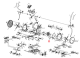 AFG 4.0AE 5.0AE Elliptical Resistance Eddy Brake Flywheel Mechanism 083859 - fitnesspartsrepair