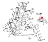 AFG Horizon 7.3AIC Elite IC7 Stationary Bike Quick Release Receptor 1000350928 - hydrafitnessparts