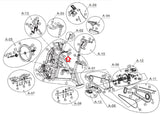 AFG Horizon Fitness 7.3AIC Elite IC7 Stationary Bike Acoustic Grommet 1000351105 - hydrafitnessparts