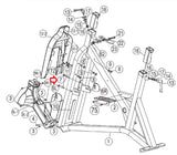 AFG Horizon Fitness 7.3AIC Elite IC7 Stationary Bike Allen Bolt 1000350918 - hydrafitnessparts