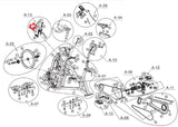 AFG Horizon Fitness 7.3AIC Elite IC7 Stationary Bike Caliper 1000351106 - hydrafitnessparts