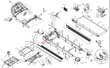 AFG Horizon Fitness Gear Treadmill Round Hex Socket Screw M8X1.25PX45L 004481-00 - hydrafitnessparts