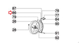 AFG Horizon Fitness Livestrong Stationary Bike Flat Washer 13.0x6.5x1.0T 1000094212 - hydrafitnessparts