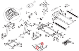 AFG Horizon Fitness Livestrong Treadmill Folding Latch Set 1000300903 1000227065 - hydrafitnessparts