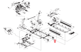 AFG Horizon Fitness Treadmill Right Rail Foot End Cap 001356-DA - fitnesspartsrepair