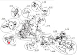 AFG Horizon Tempo Fitness Livestrong Stationary Bike Front Stabilizer - hydrafitnessparts