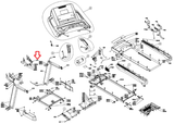 AFG Livestrong Treadmill Right Arm Rest Front Cover MFR-TM439-Q14 or 1000223422 - hydrafitnessparts