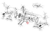 AFG Matrix Elliptical Magnetic Resistance Eddy Brake Flywheel Mechanism 085459 - hydrafitnessparts